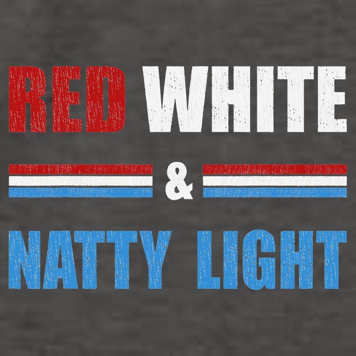 Red White & NattyLight For Beer Lovers amusing Vector Backpack