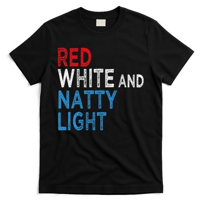 Red White & Natty-Light For  Beer Lovers amusing T-Shirt