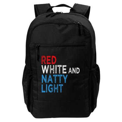 Red White & Natty-Light For  Beer Lovers amusing Backpack