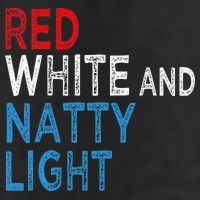 Red White & Natty-Light For  Beer Lovers amusing 15oz Campfire Ceramic Mug