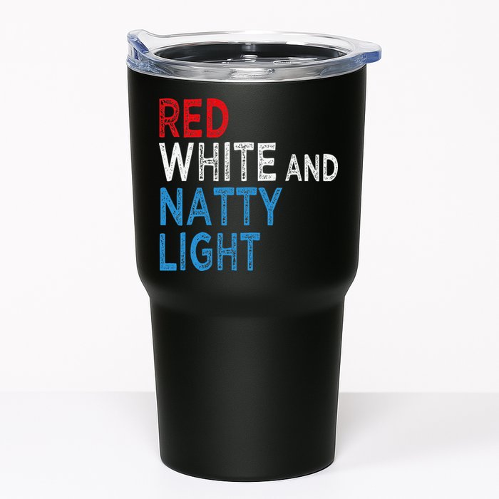 Red White & Natty-Light For  Beer Lovers amusing Tumbler