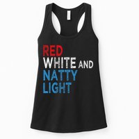 Red White & Natty-Light For  Beer Lovers amusing Womens Tank Top