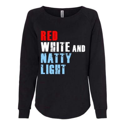 Red White & NattyLight For Wo 4th of July Womens California Wash Sweatshirt