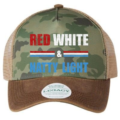 Red White & Nattylight Wo Beer Lovers Amusing Legacy Tie Dye Trucker Hat