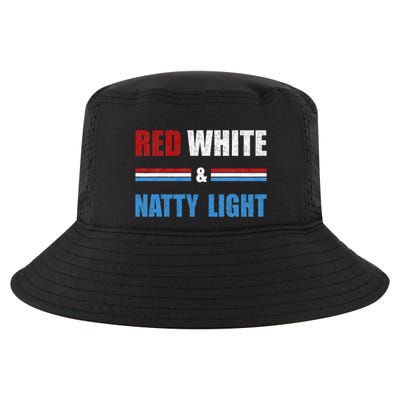 Red White & Nattylight Wo Beer Lovers Amusing Cool Comfort Performance Bucket Hat