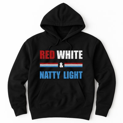 Red White & Nattylight Wo Beer Lovers Amusing Hoodie