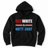 Red White & Nattylight Wo Beer Lovers Amusing Hoodie