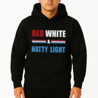 Red White & Nattylight Wo Beer Lovers Amusing Hoodie