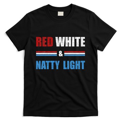 Red White & Nattylight Wo Beer Lovers Amusing T-Shirt