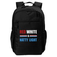 Red White & Nattylight Wo Beer Lovers Amusing Backpack