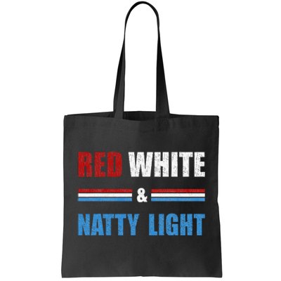 Red White & Nattylight Wo Beer Lovers Amusing Tote Bag