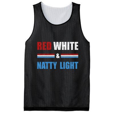 Red White & Nattylight Wo Beer Lovers Amusing Mesh Reversible Basketball Jersey Tank