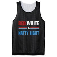 Red White & Nattylight Wo Beer Lovers Amusing Mesh Reversible Basketball Jersey Tank