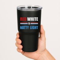Red White & Nattylight Wo Beer Lovers Amusing Tumbler