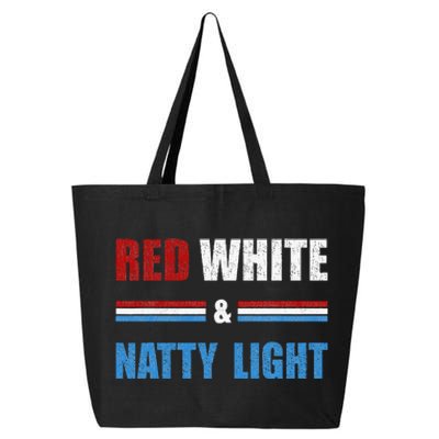 Red White & Nattylight Wo Beer Lovers Amusing 25L Jumbo Tote