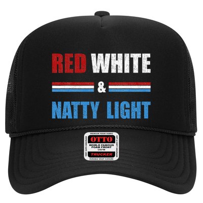Red White & Nattylight Wo Beer Lovers Amusing Trucker Hat