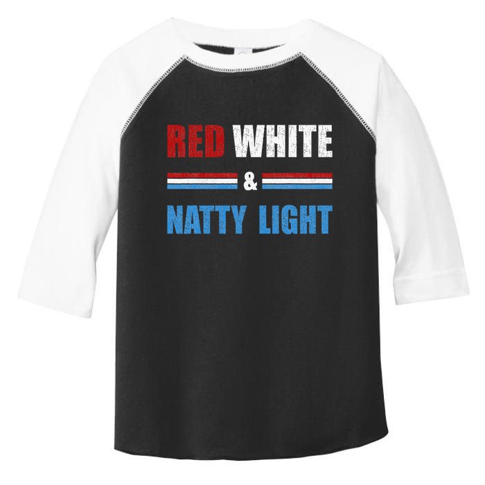 Red White & Nattylight Wo Beer Lovers Amusing Toddler Fine Jersey T-Shirt