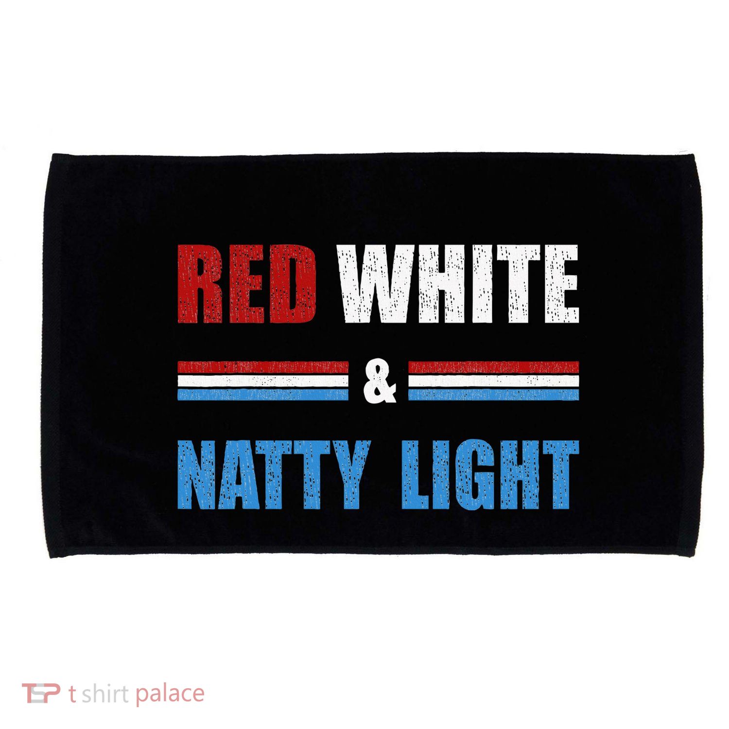 Red White & Nattylight Wo Beer Lovers Amusing Microfiber Hand Towel