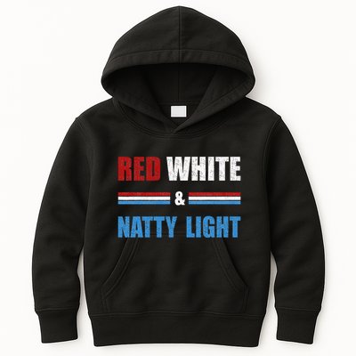 Red White & Nattylight Wo Beer Lovers Amusing Kids Hoodie