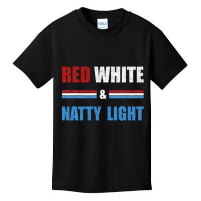 Red White & Nattylight Wo Beer Lovers Amusing Kids T-Shirt