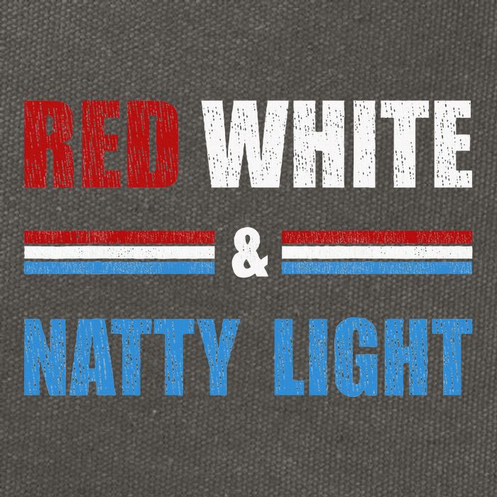 Red White & Nattylight Wo Beer Lovers Amusing Cotton Canvas Backpack