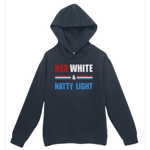 Red White & Nattylight Wo Beer Lovers Amusing Urban Pullover Hoodie