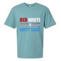 Red White & Nattylight Wo Beer Lovers Amusing Sueded Cloud Jersey T-Shirt