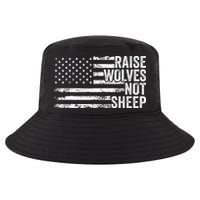 Raise Wolves Not S.H.E.E.P Patriotic Veteran Lions Cool Comfort Performance Bucket Hat