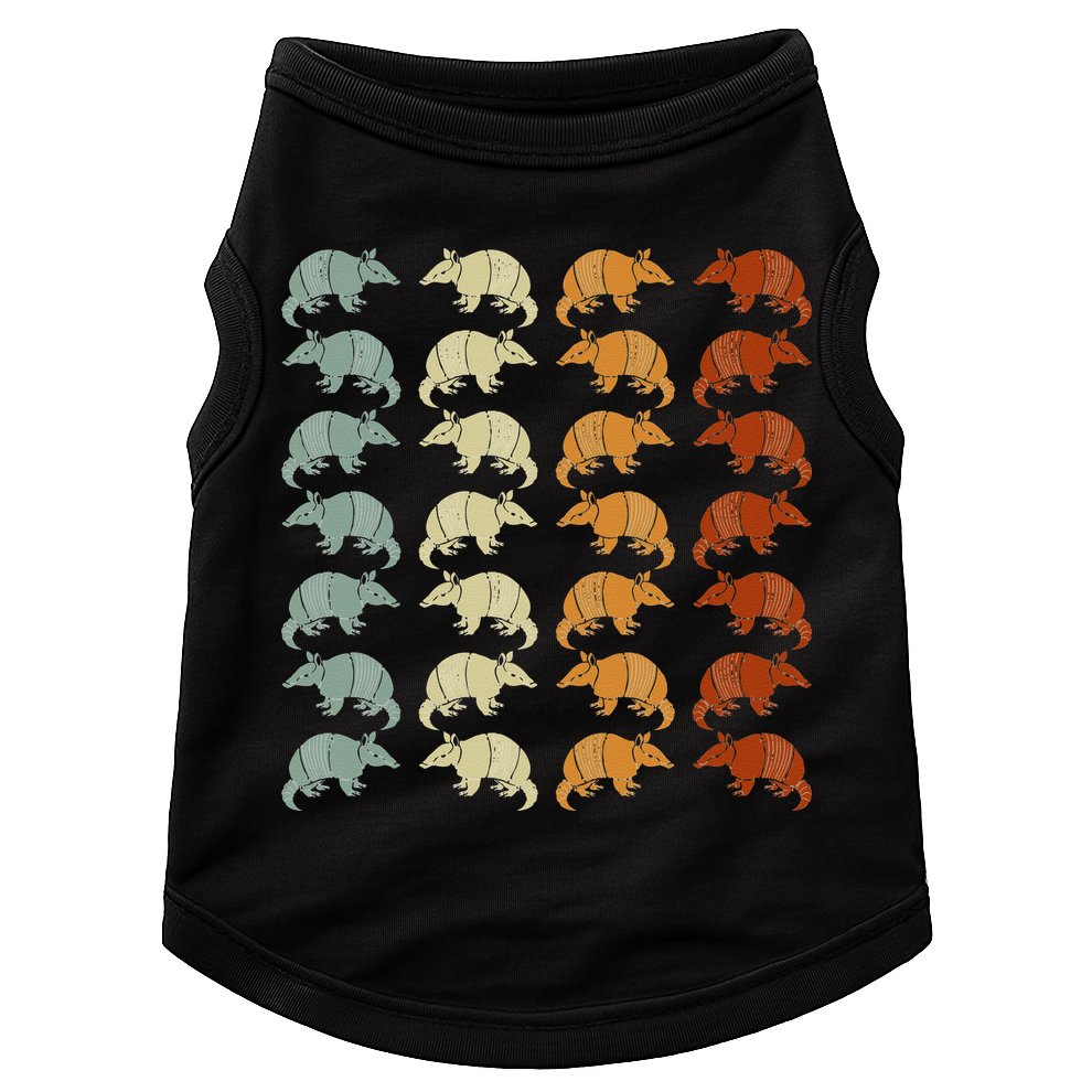 Retro Wild Nature Armadillo Lover Animal Armadillo Doggie Tank