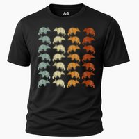 Retro Wild Nature Armadillo Lover Animal Armadillo Cooling Performance Crew T-Shirt
