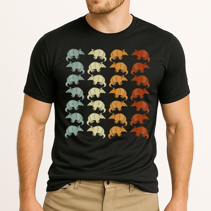 Retro Wild Nature Armadillo Lover Animal Armadillo Cooling Performance Crew T-Shirt