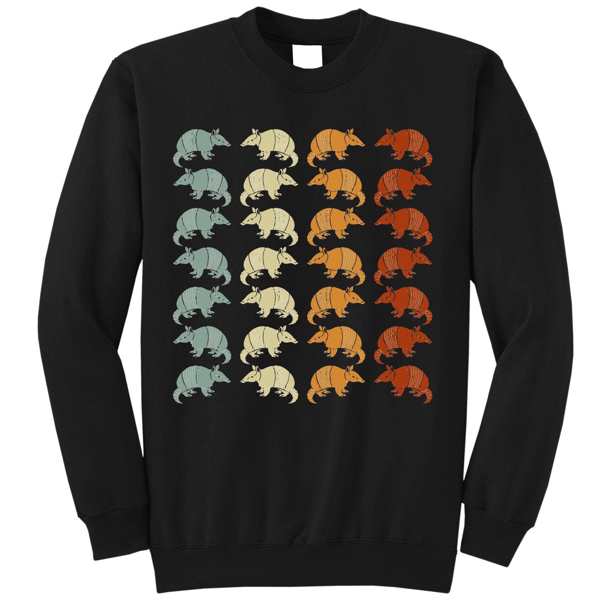 Retro Wild Nature Armadillo Lover Animal Armadillo Sweatshirt