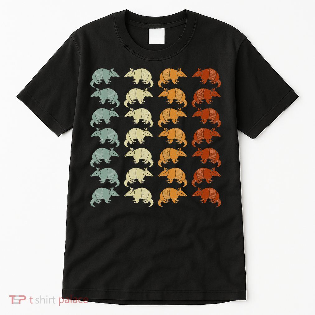 Retro Wild Nature Armadillo Lover Animal Armadillo Tall T-Shirt