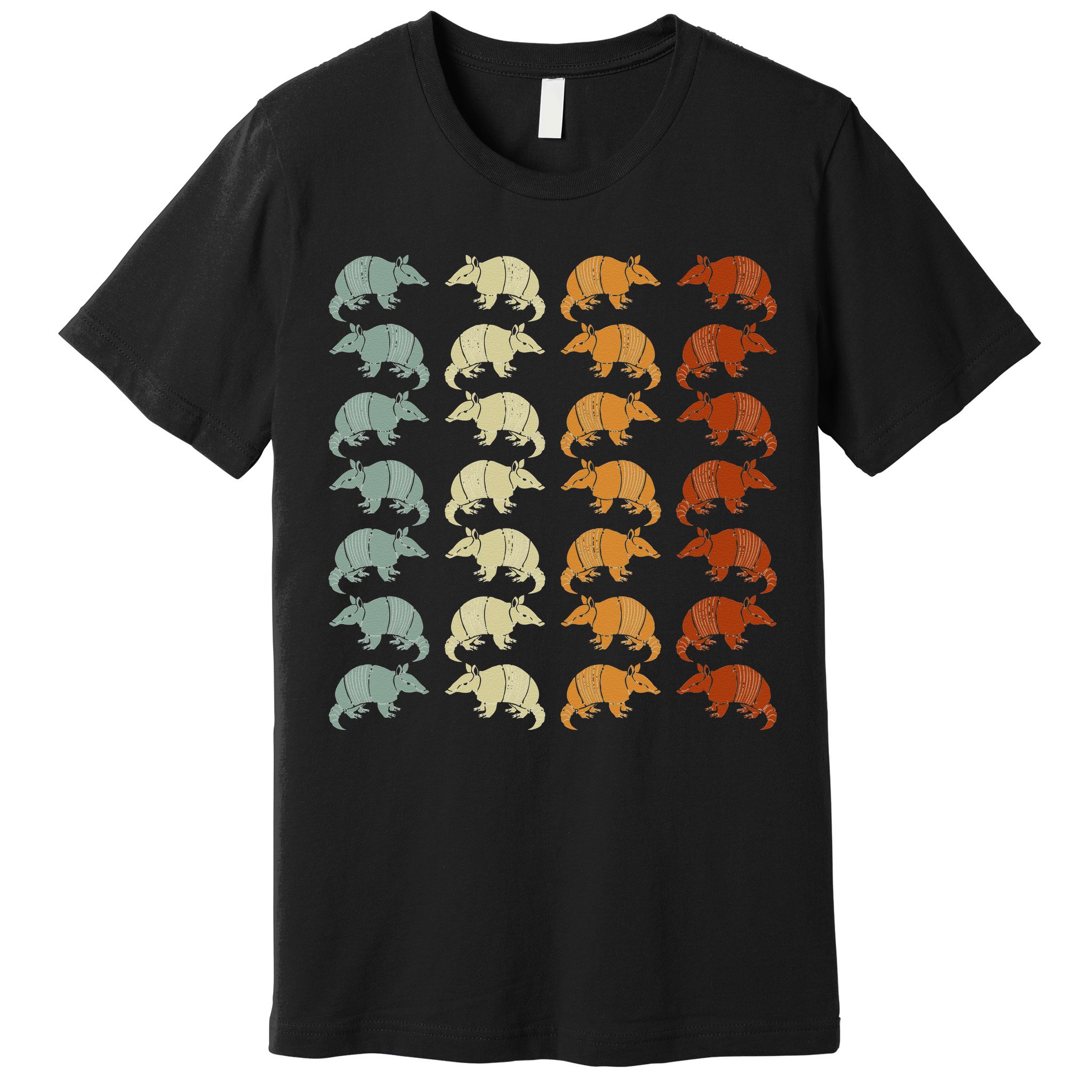 Retro Wild Nature Armadillo Lover Animal Armadillo Premium T-Shirt