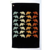 Retro Wild Nature Armadillo Lover Animal Armadillo Golf Towel