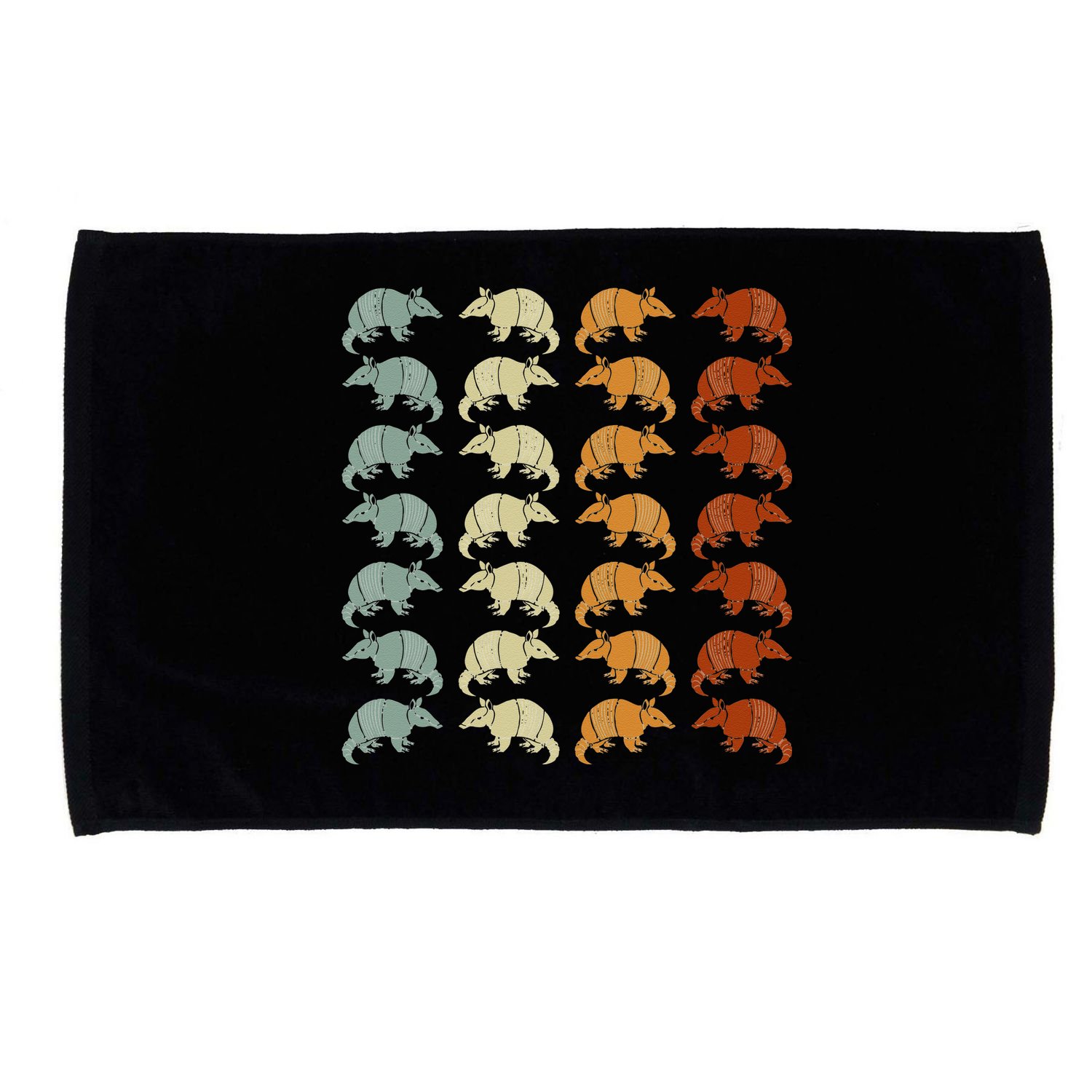 Retro Wild Nature Armadillo Lover Animal Armadillo Microfiber Hand Towel