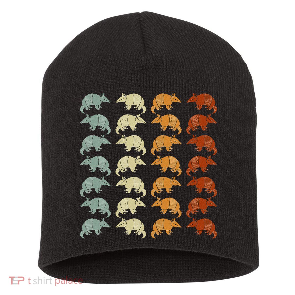 Retro Wild Nature Armadillo Lover Animal Armadillo Short Acrylic Beanie