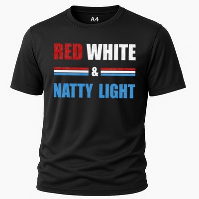 Red White & Natty Light For Wo Beer Lovers amusing Performance Shirt