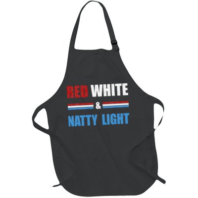 Red White & Natty Light For Wo Beer Lovers amusing Apron