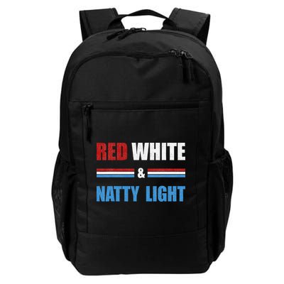 Red White & Natty-Light For Wo Beer Lovers amusing Backpack