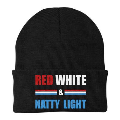 Red White & Natty-Light For Wo Beer Lovers amusing Beanie