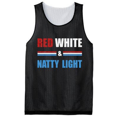 Red White & Natty-Light For Wo Beer Lovers amusing Mesh Reversible Basketball Jersey Tank