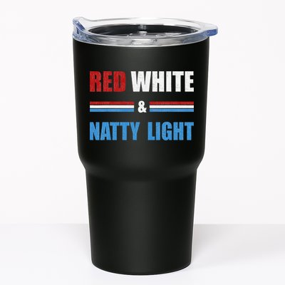 Red White & Natty-Light For Wo Beer Lovers amusing Tumbler
