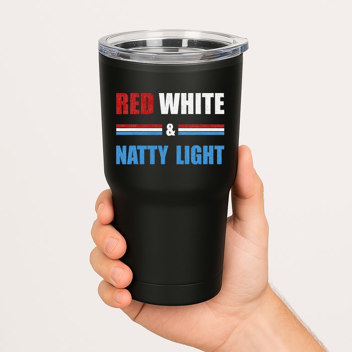Red White & Natty-Light For Wo Beer Lovers amusing Tumbler