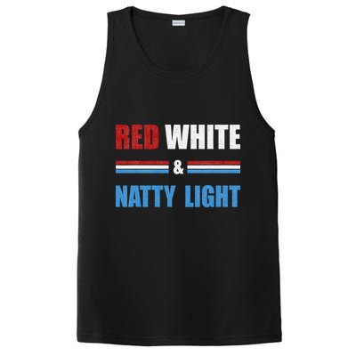 Red White & Natty-Light For Wo Beer Lovers amusing PosiCharge Competitor Tank