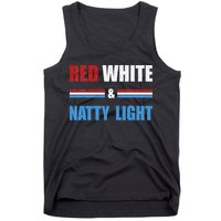 Red White & Natty-Light For Wo Beer Lovers amusing Tank Top