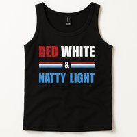 Red White & Natty-Light For Wo Beer Lovers amusing Tank Top