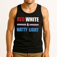 Red White & Natty-Light For Wo Beer Lovers amusing Tank Top
