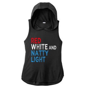 Red White & Natty Light For Men Women Beer Lovers Amusing Ladies PosiCharge Tri-Blend Wicking Draft Hoodie Tank