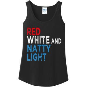 Red White & Natty Light For Men Women Beer Lovers Amusing Ladies Essential Tank